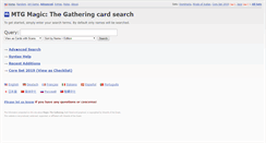 Desktop Screenshot of magiccards.info